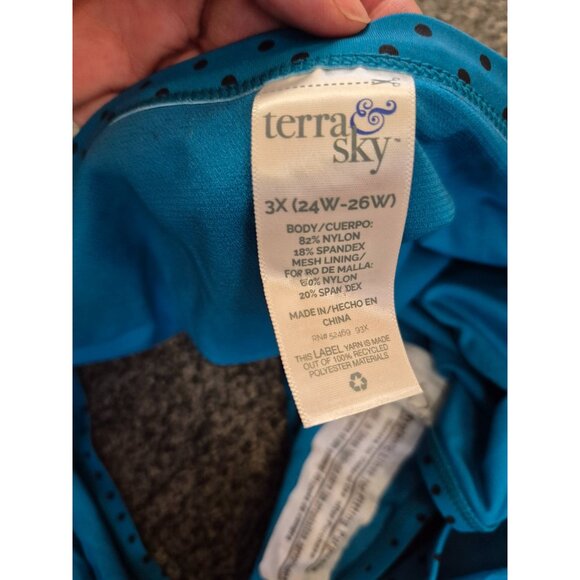 Vanity Fair Womens Blue Polka Dot High-Waist Briefs Size 3X Nylon Blend - Picture 8 of 8